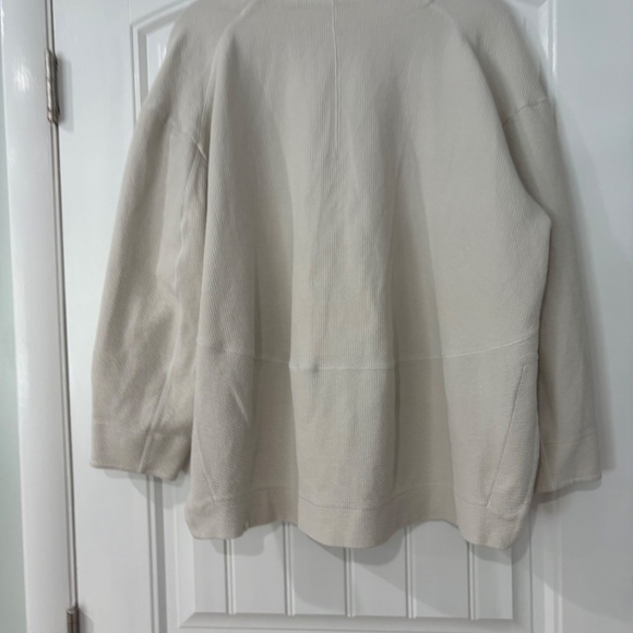 Lululemon Textured V-Neck Pullover Bone - Picture 10 of 13